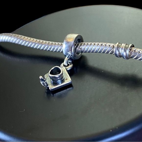 Authentic Pandora Graduation Cap Dangle Charm Retired Pandora Hat Charm Pandora - Picture 4 of 5